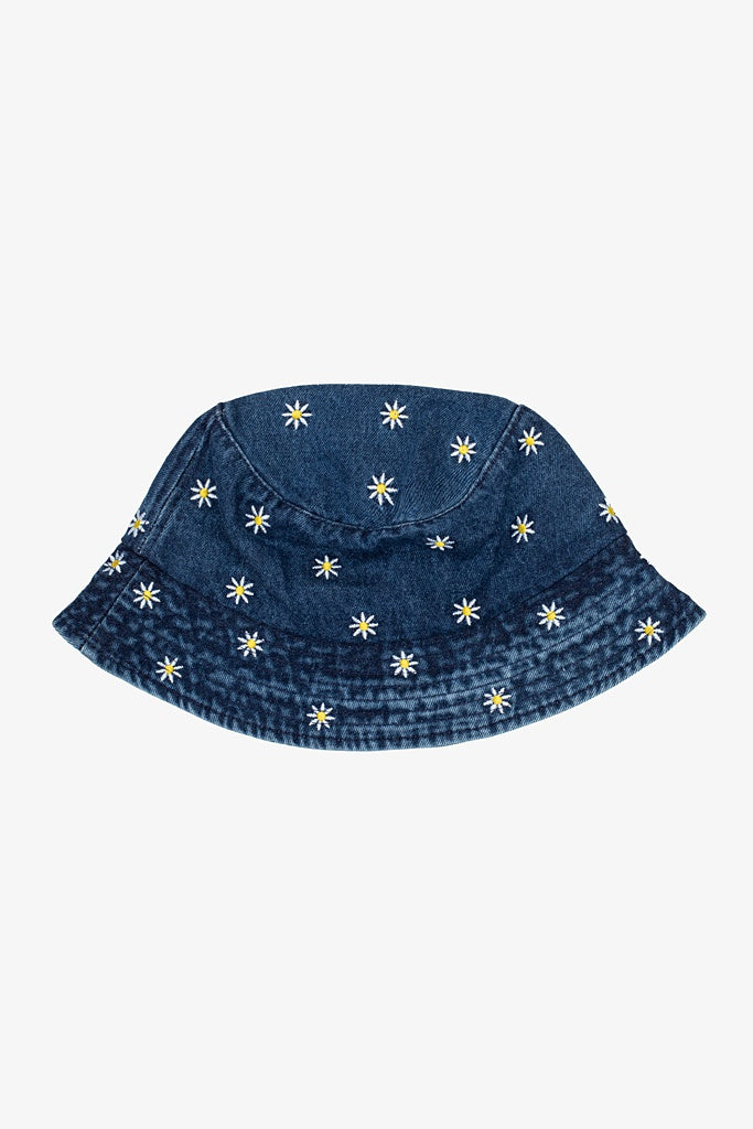 Denim Daisy Bucket Hat