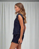 Denim Vest - Indigo