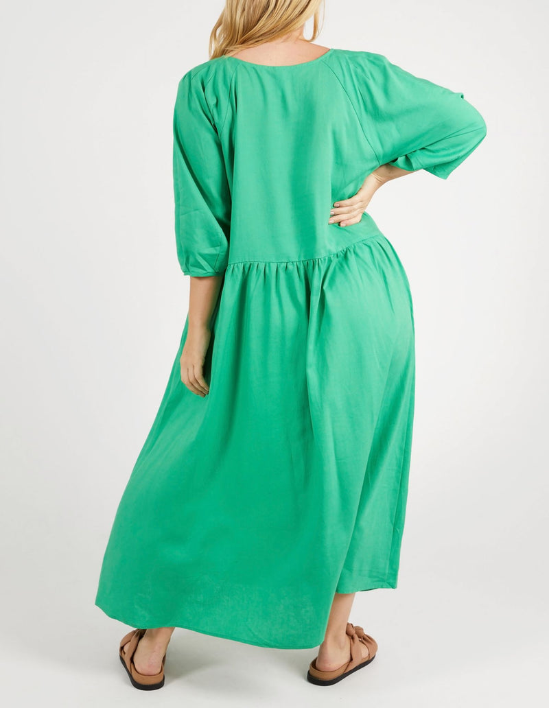 Rosalie Dress - Green Briar