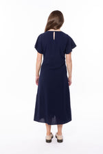 Flutter Dress - Navy