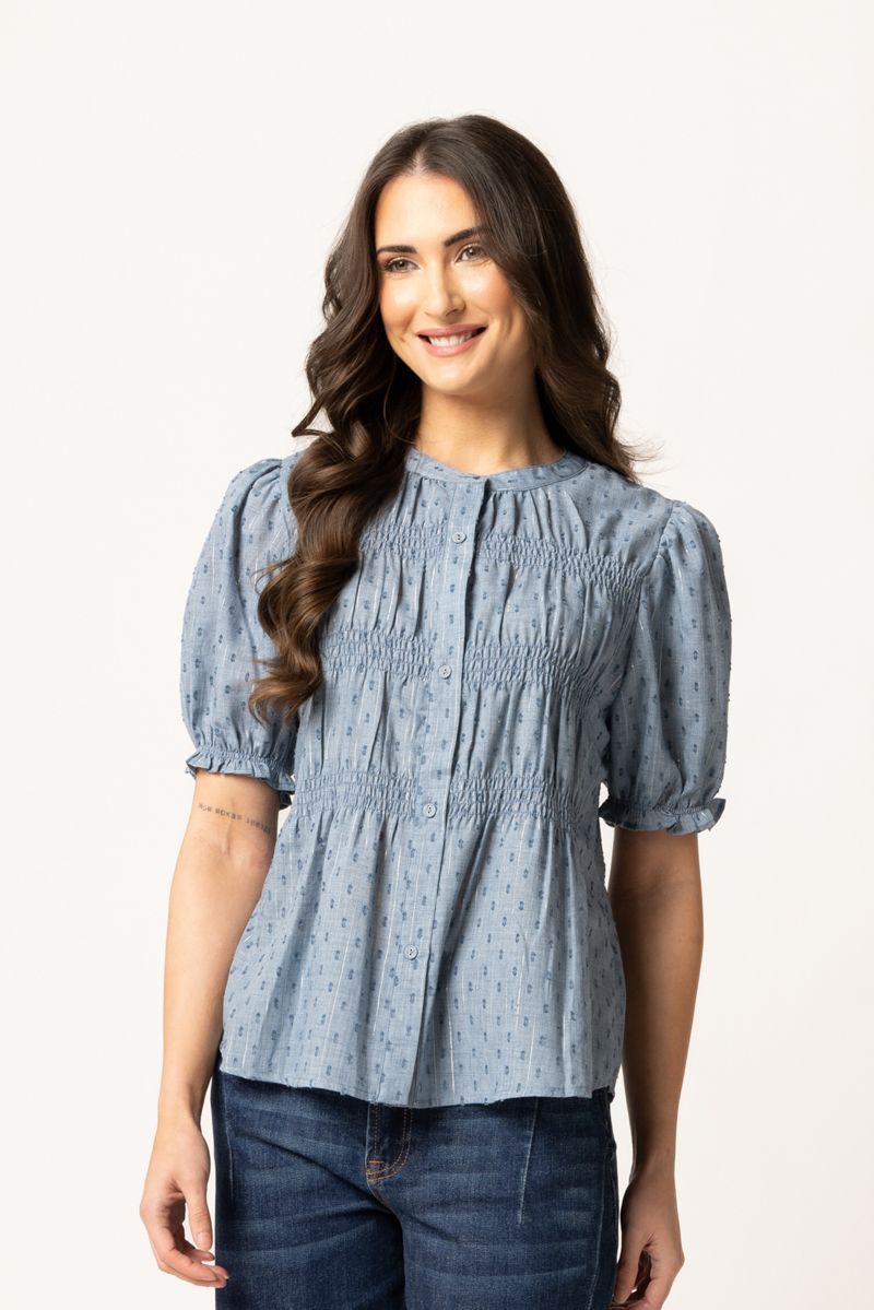Bonita Top / Denim Shimmer