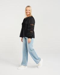 Fatima Top / black