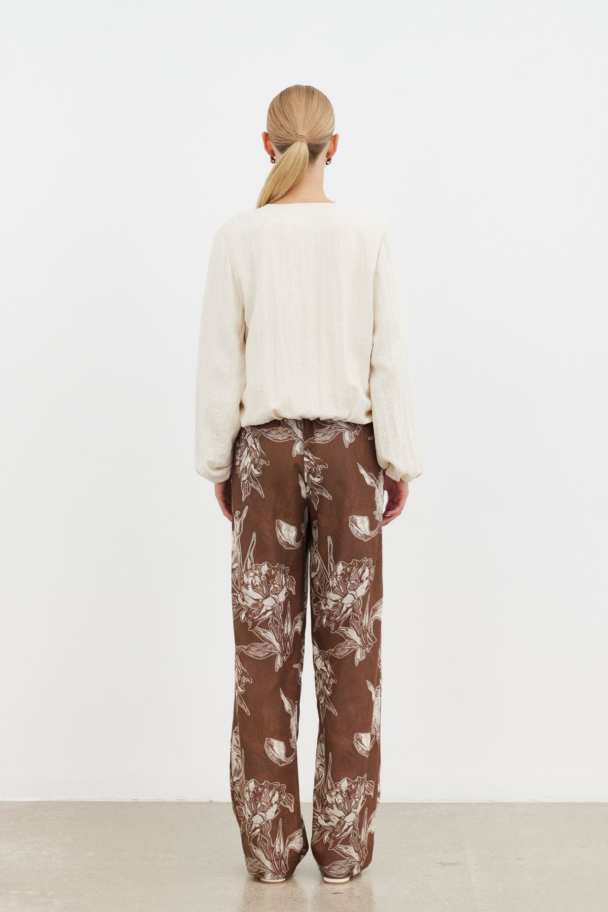 Ceres Bubble-Hem Bomber - Ecru