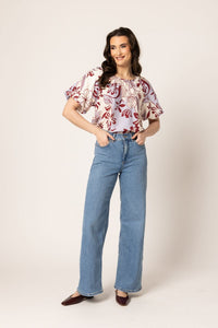 Haven Top / Sky Merlot Magic