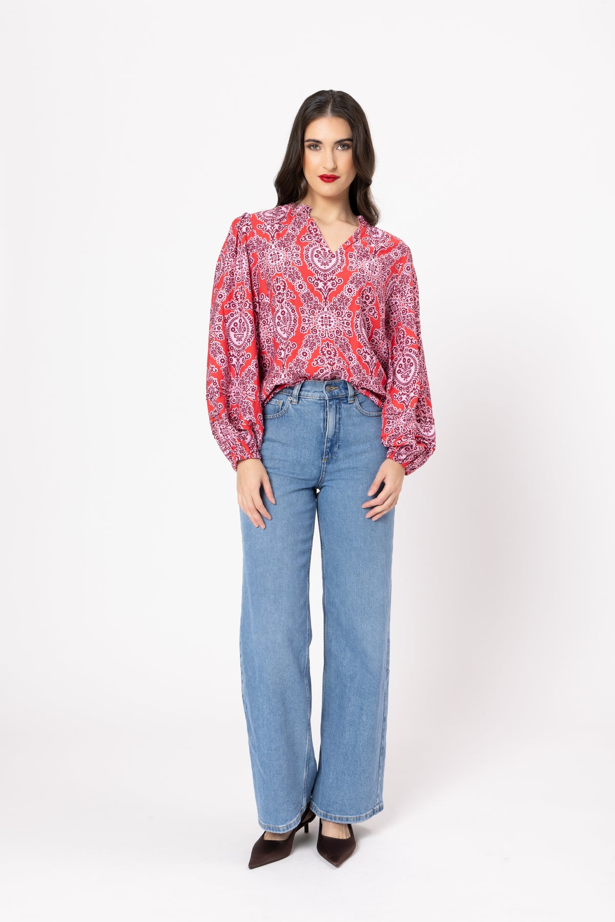 Maggie Blouse / Pink Charm