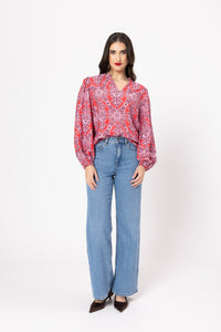 Maggie Blouse / Pink Charm