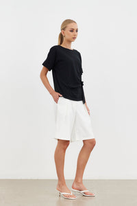 Zenith Tie Top - Black