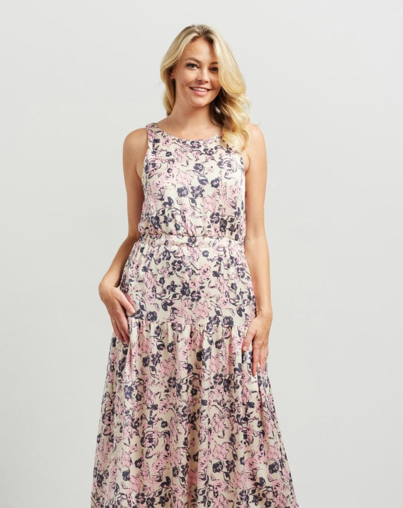 Ingrid Dress - Pink Posey