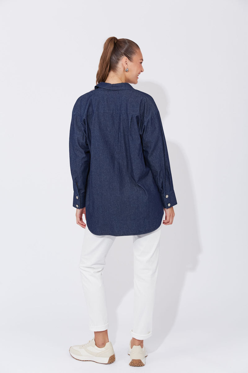 Austin Denim Shirt - Indigo