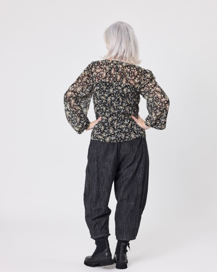 Sonja Pant / Black Denim - Girl Next Door Fashion