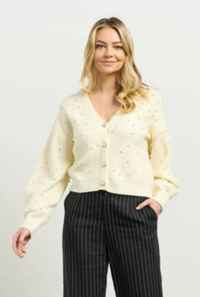 Pearl Cardi - Ivory