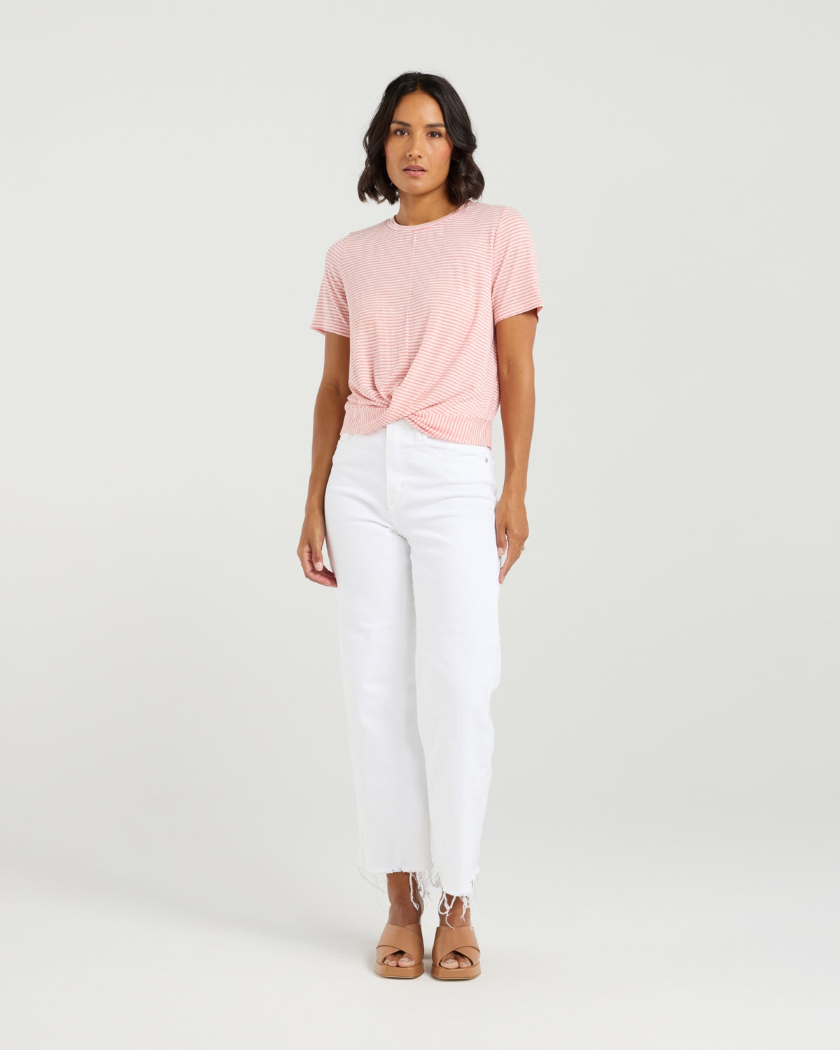 Twist Tee - Candy Stripe EA9002B