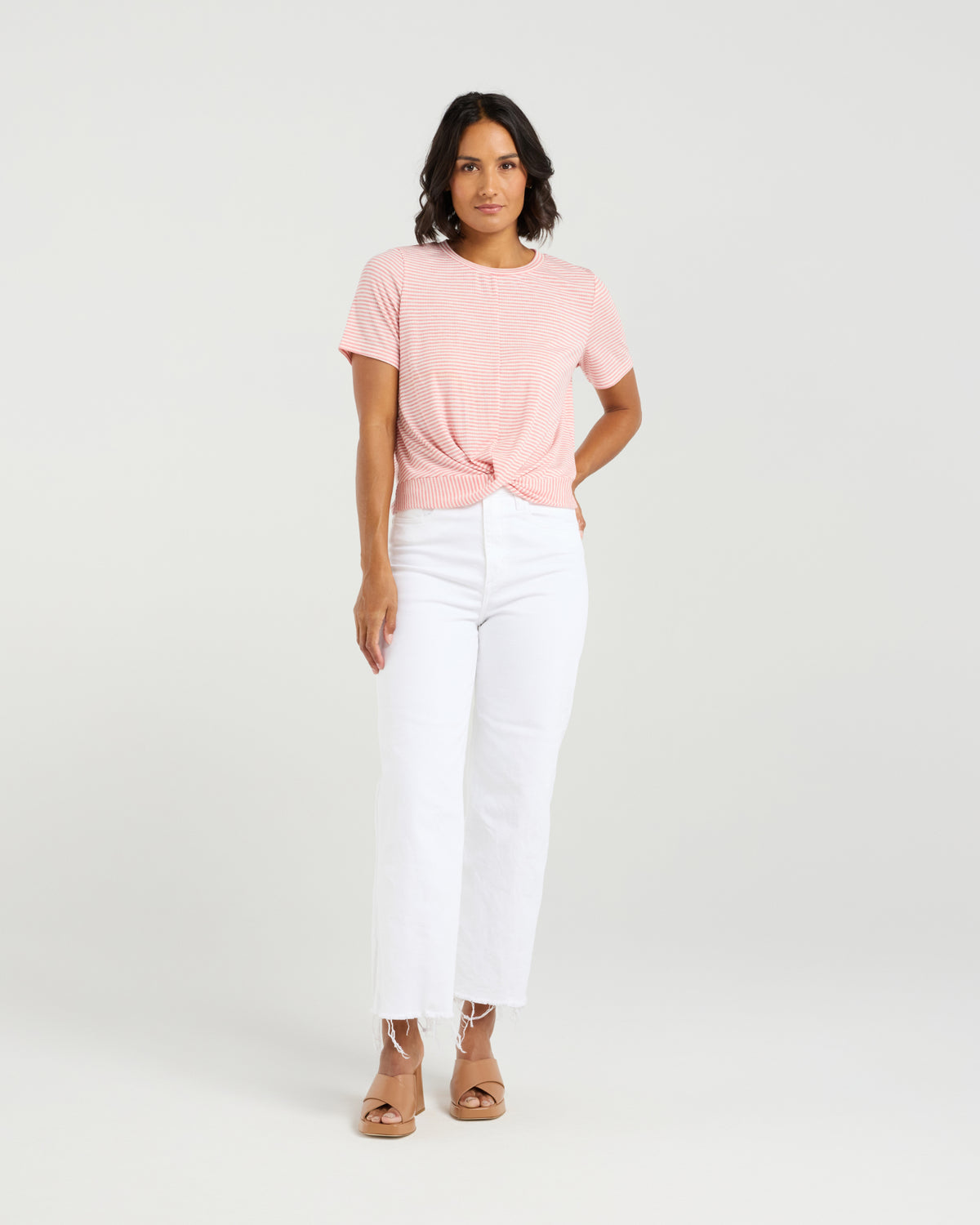 Twist Tee - Candy Stripe EA9002B