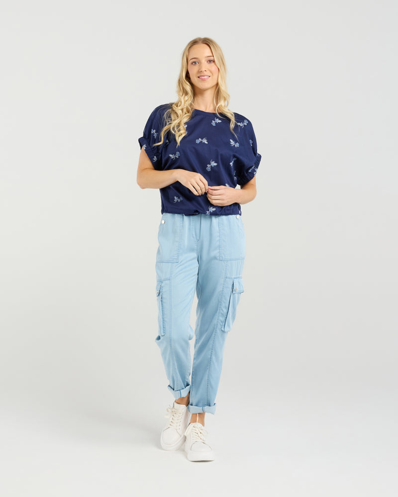 Harlee Top - Bluebell Garden