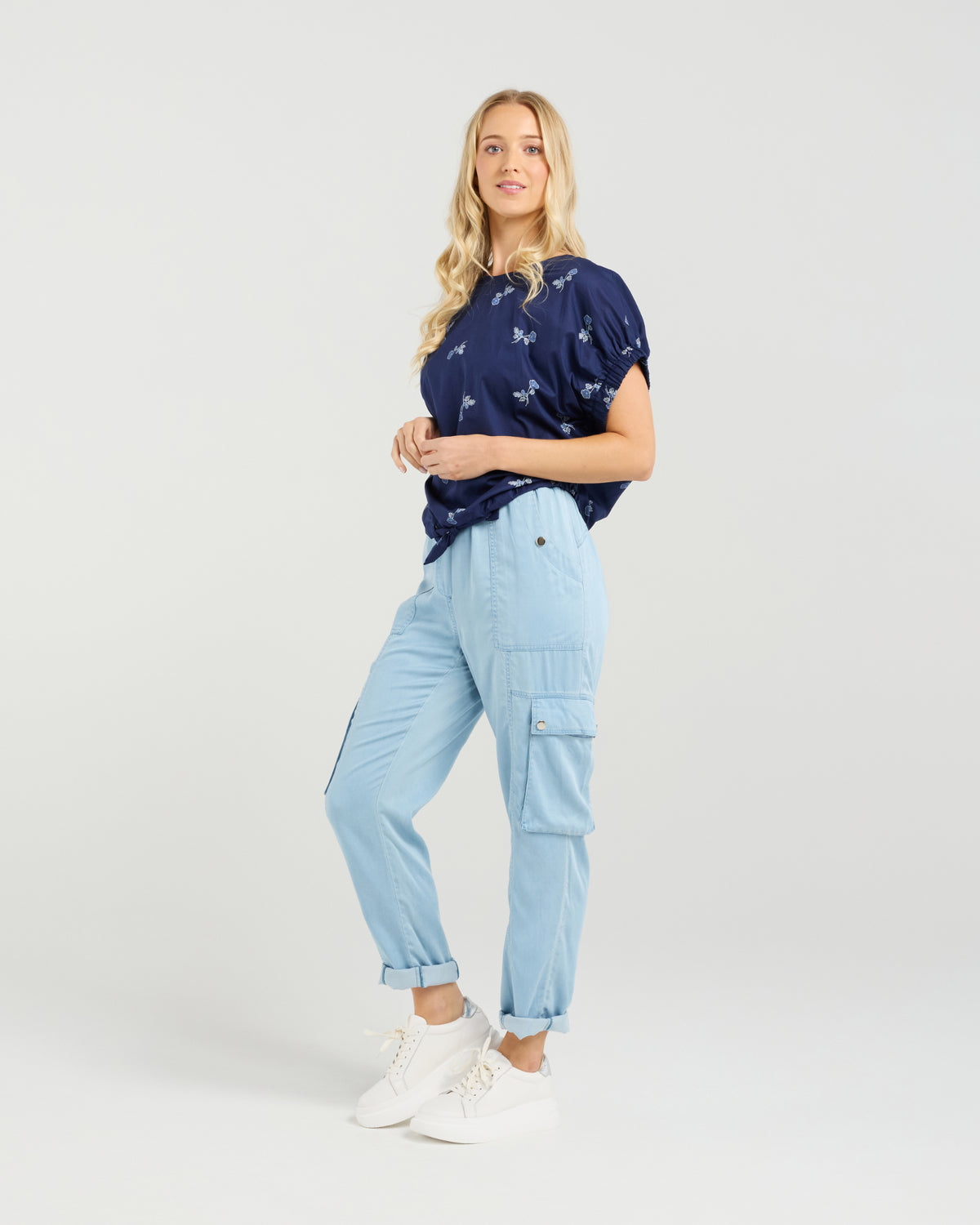 Harlee Top - Bluebell Garden