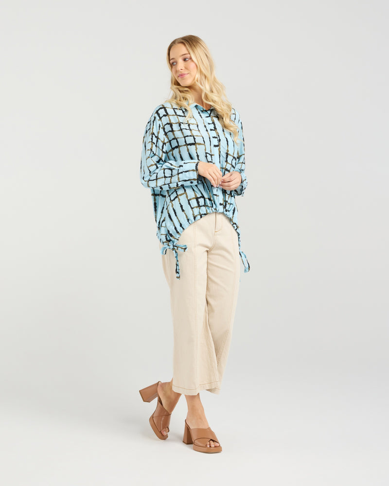 Jodi Shirt - Skyline Plaid