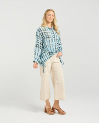 Jodi Shirt - Skyline Plaid