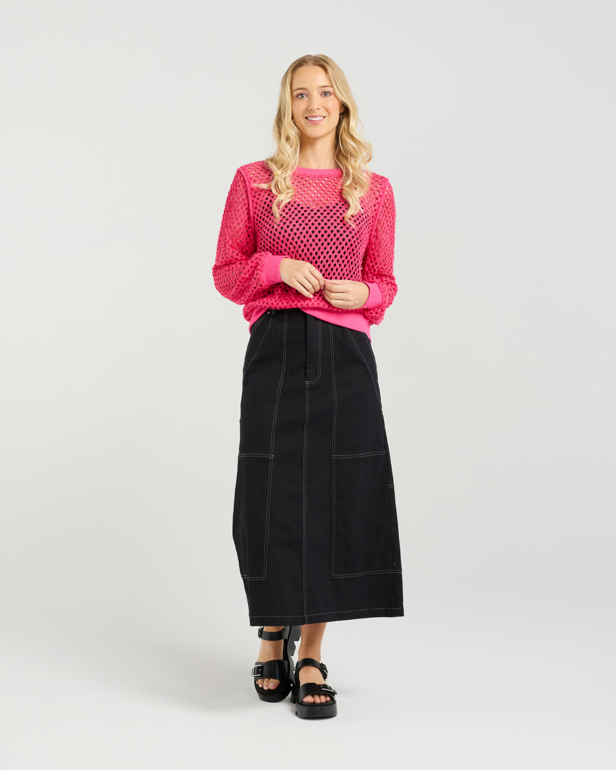 Cleo Knit - Flamingo