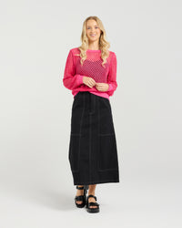Cleo Knit - Flamingo