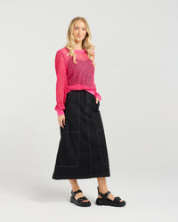 Cleo Knit - Flamingo
