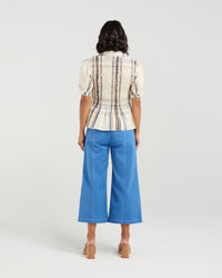 Ruby Blouse - Sunset Plaid