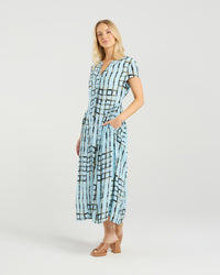 Chrissy Dress - Skyline Plaid