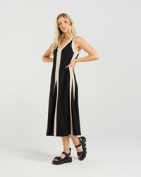 Edie Dress - Noir Lines EA9029B