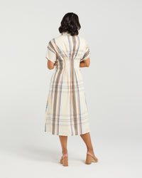 Audrey Dress - Sunset Plaid
