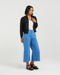 Skylar Bomber - Shadowed Florals