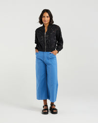 Skylar Bomber - Shadowed Florals