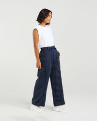 Chloe Pant - Midnight Stripes