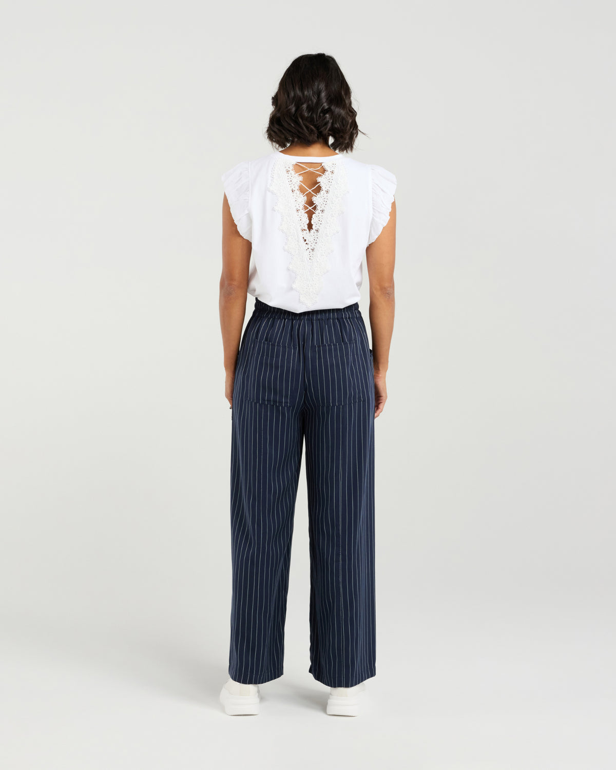 Chloe Pant - Midnight Stripes