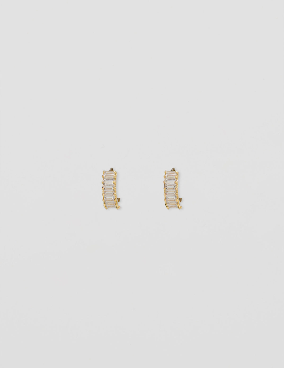 Earring Crystal Huggies