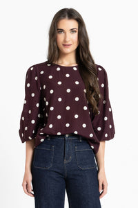 Brilliance Blouse / Affogato Spot