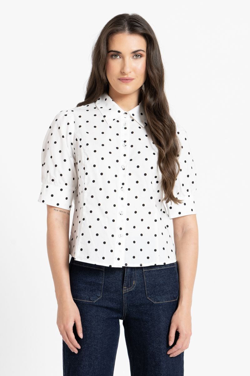 Dinner Date Shirt / Vanilla Spot