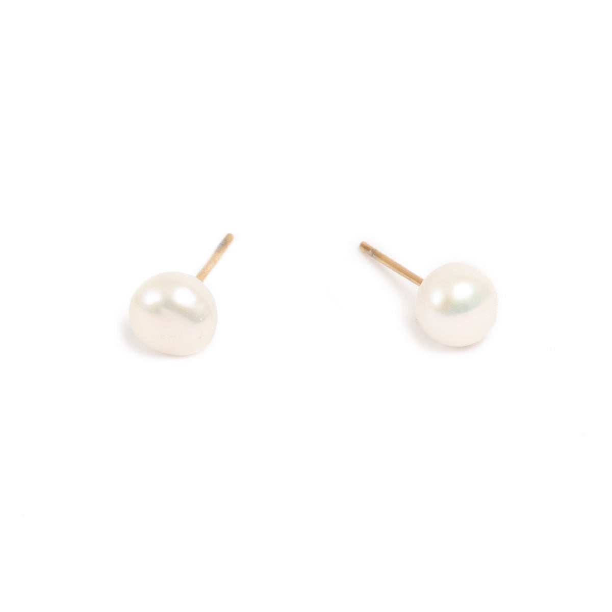 Earring, 6mm Pearl, St. Steel 14K - 1047-0003