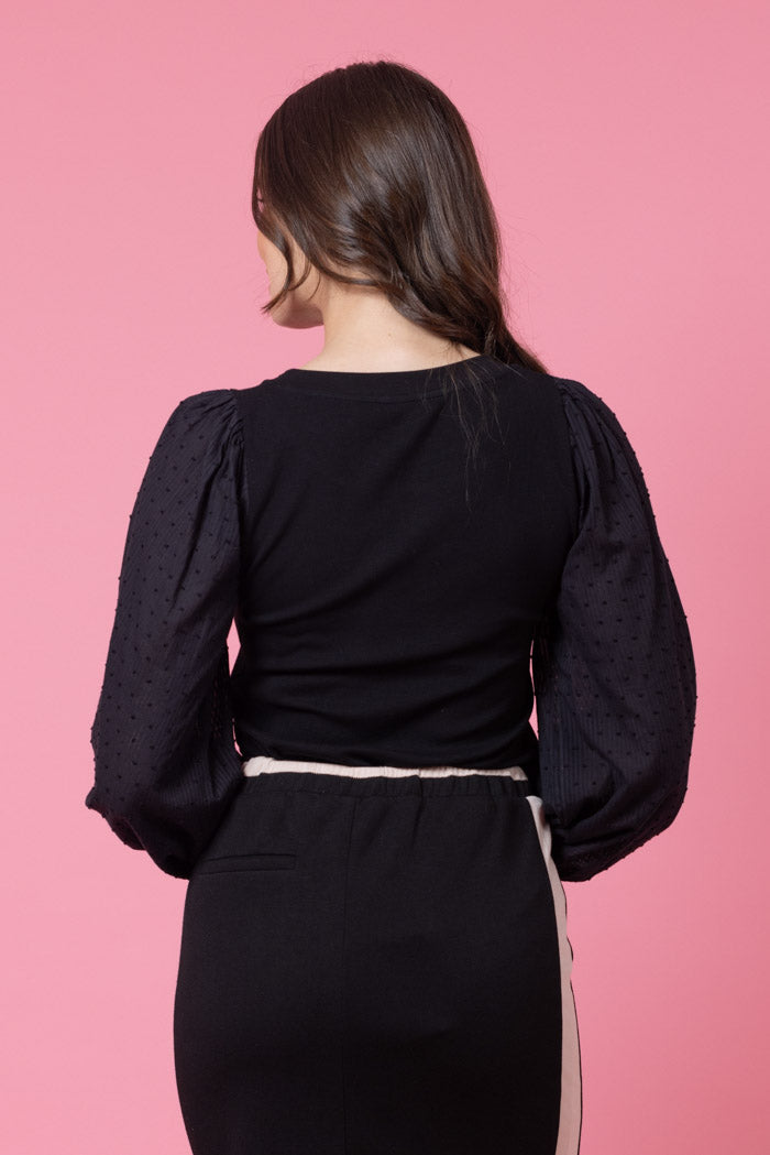 Ella Top - Black - Preorder