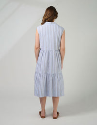 Ellie Dress - Sand Stripe