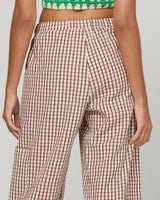 Evelina Pant - Cocoa Gingham