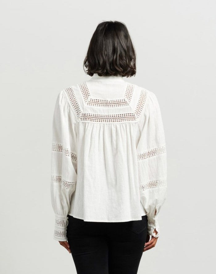 Everly Blouse - White