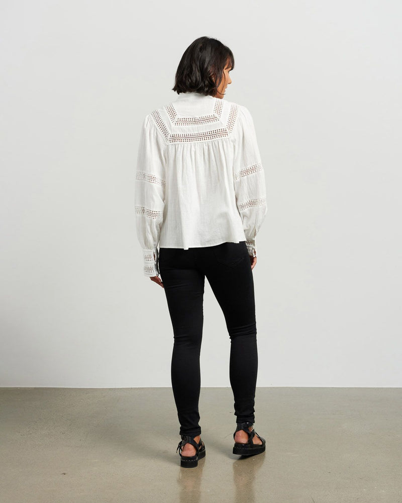 Everly Blouse - White