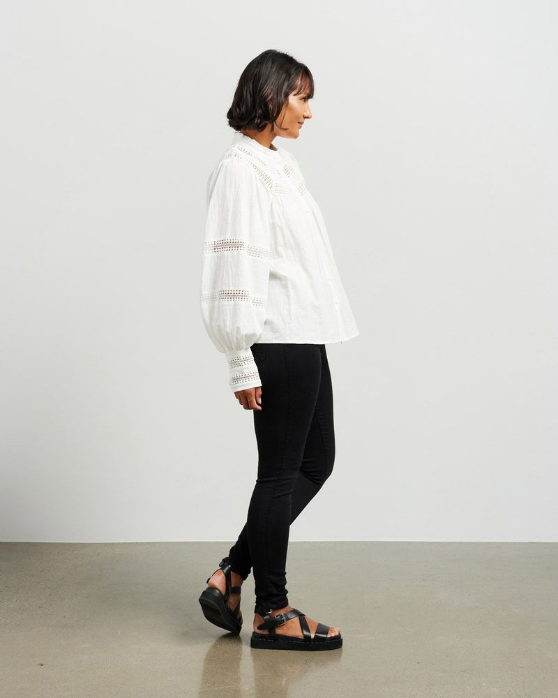 Everly Blouse - White