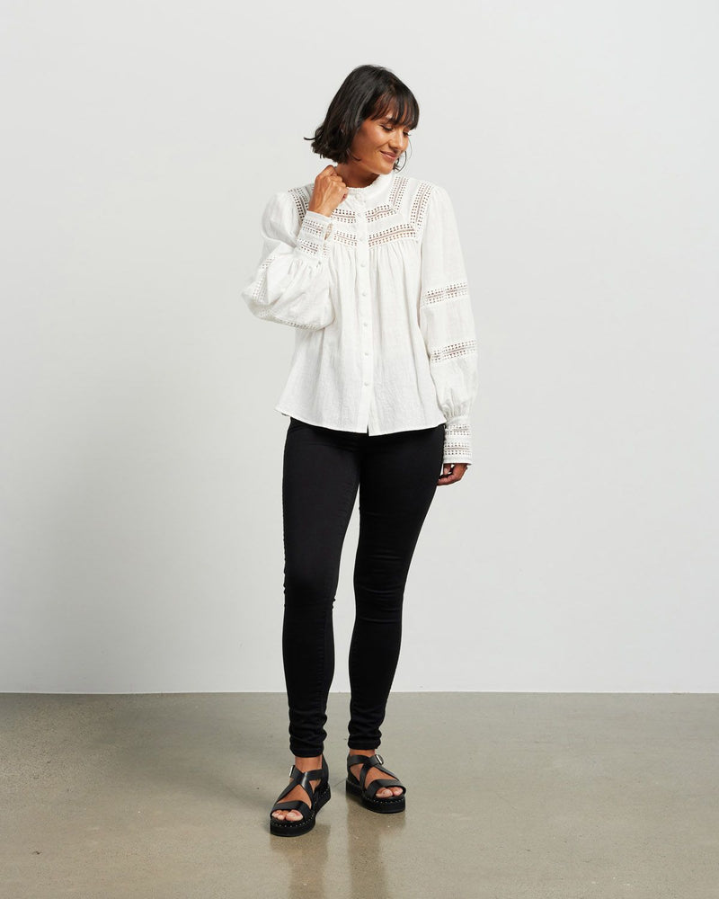 Everly Blouse - White