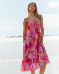 Harriet Dress / Floral Abstract Print
