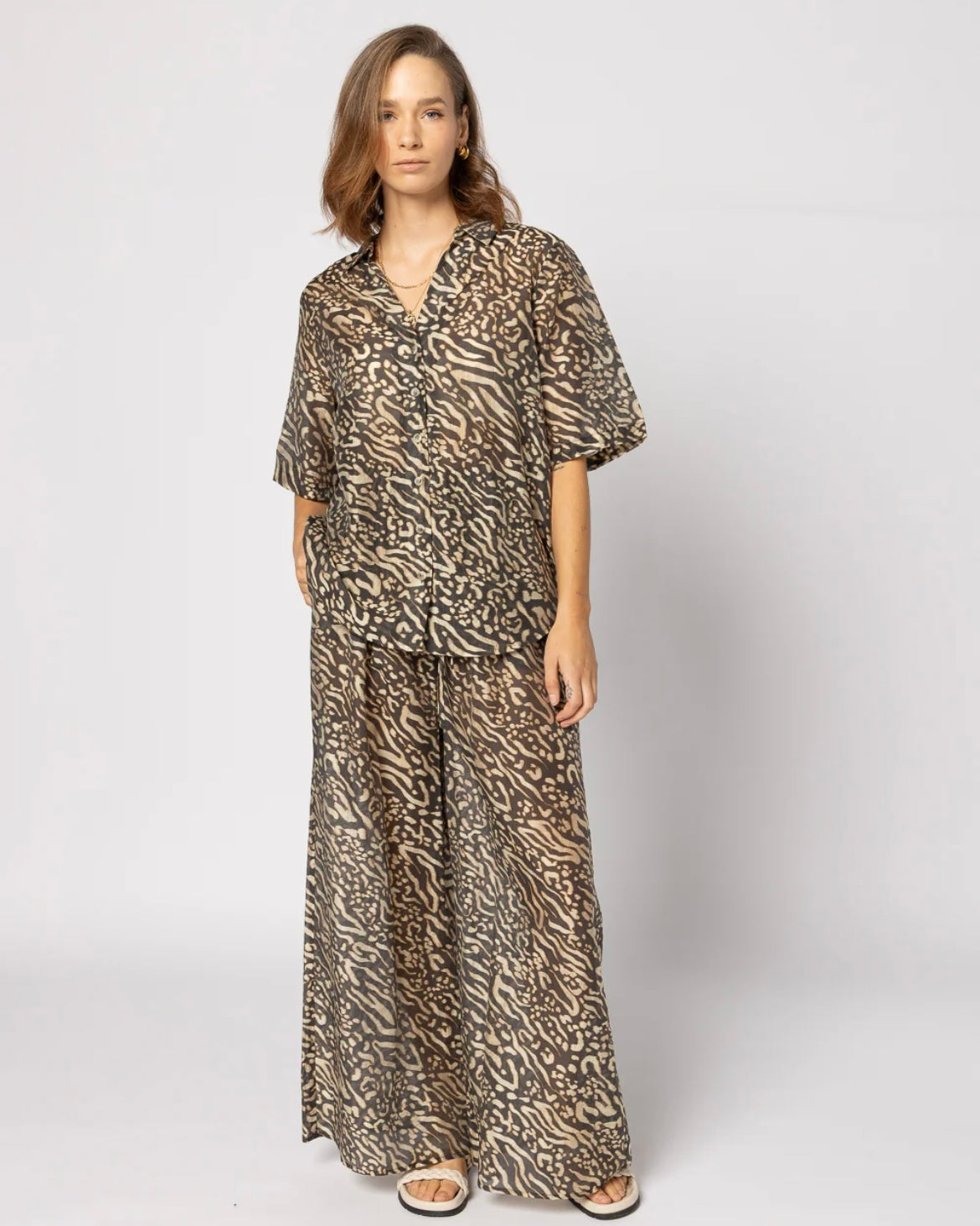 Piza Shirt / Zebra Print