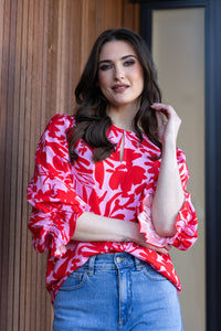 Fleur Top / Pink Lady