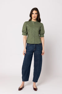 Serene Shirt / Olive Spot