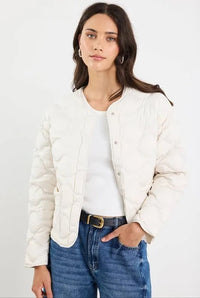Premium Putty Down Filled Quilted Jacket