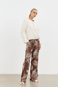 Ceres Bubble-Hem Bomber - Ecru