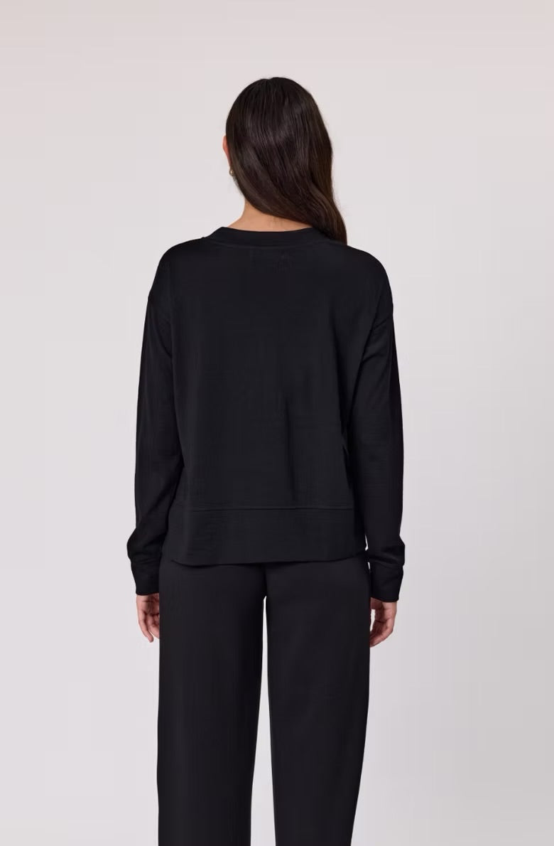 Hazel Merino Top / Black